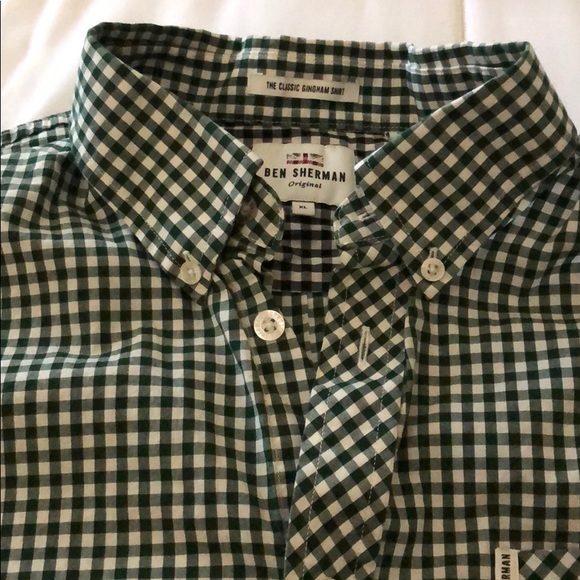 ben sherman button down short sleeve